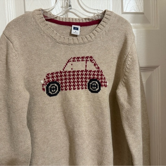 Janie and Jack Houndstooth Car Sweater - Picture 3 of 9